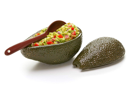 Guacamole Bowl With Chips Glass Ornament